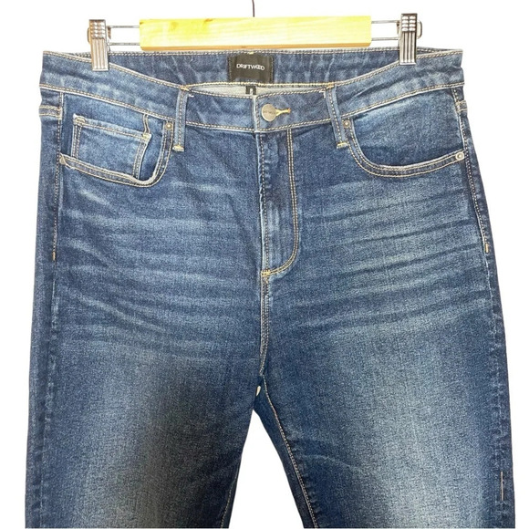 DRIFTWOOD Gizelle Girlfriend Skinny Jeans Destructed Distressed Size 30 - Picture 5 of 16